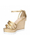 Sandalia Mujer G430 LUZ DA LUA oro