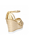 Sandalia Mujer G430 LUZ DA LUA oro