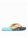 Sandalia masculina multicolor, cuero, estilo casual, perfecta para primavera-verano.