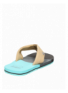 Sandalia de cuero multicolor para hombre, fresca y cómoda, suela resistente.