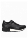 Zapatilla negra de mujer Gioseppo G173 con forro textil y altura de caña de 7 cm.