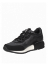 Zapatilla negra casual de mujer Gioseppo G173, diseño moderno y textura original.