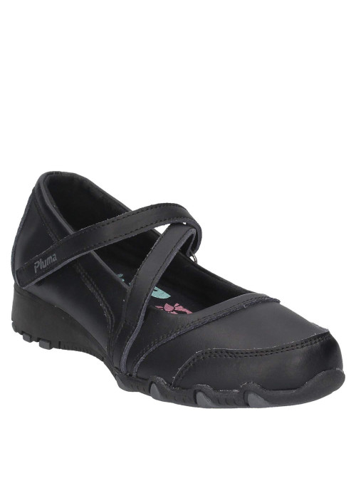Zapato Mujer E113 Pluma negro