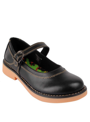Zapato de Colegio Mujer E143 Pluma negro