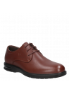 zapato derby marrón de cuero para hombre, estilo casual, diseño elegante