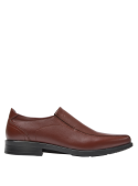 Zapato chocolate para hombre, protección extra con piezas interiores preformadas.