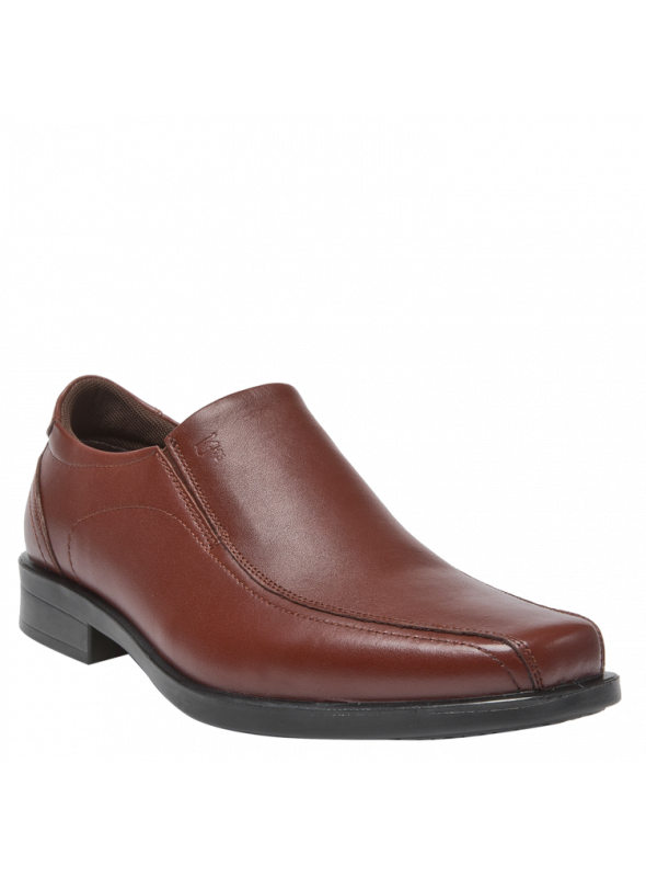 Zapato de vestir masculino en cuero negro con tecnología AIRFLOW.