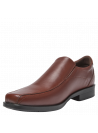 Zapato de hombre chocolate, estilo vestir, con plantilla FOOT PILLOW cómoda.