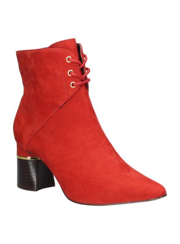 Botin Mujer H495 MINGO rojo