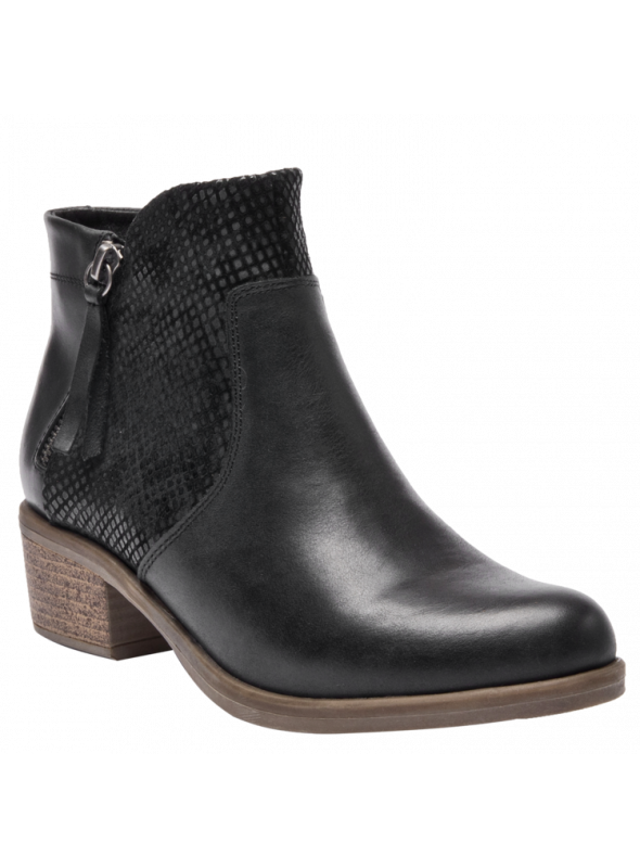 Botin Mujer H608 BRUNO ROSSI negro