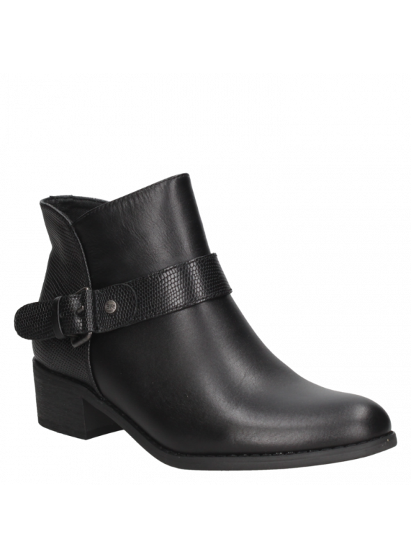 Botin Mujer H672 BRUNO ROSSI negro