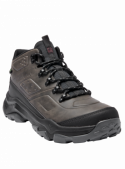Botín gris para hombre, estilo outdoor, con diseño robusto para trekking, ideal para actividades al aire libre.