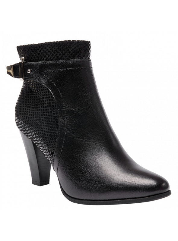 Botin Mujer H715 BRUNO ROSSI negro