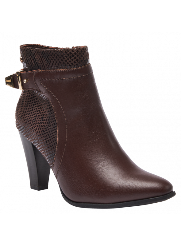 Botin Mujer H715 BRUNO ROSSI negro