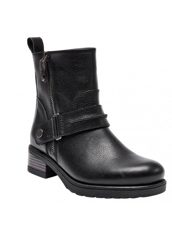 Botin Mujer H675 BRUNO ROSSI negro