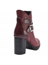 Botin Mujer H037 16 HRS burdeo