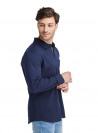Camisa Zaragoza H936 PANAMA JACK azul