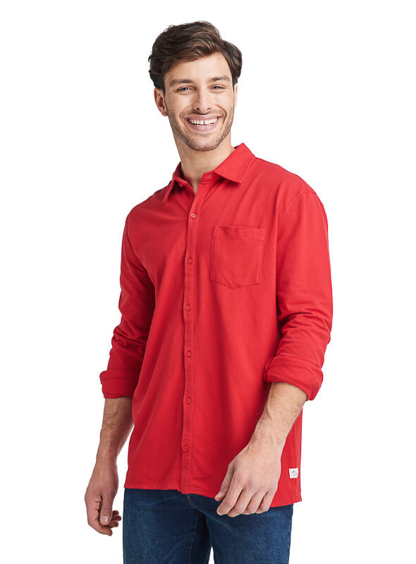 Camisa Malaga H937 PANAMA JACK rojo