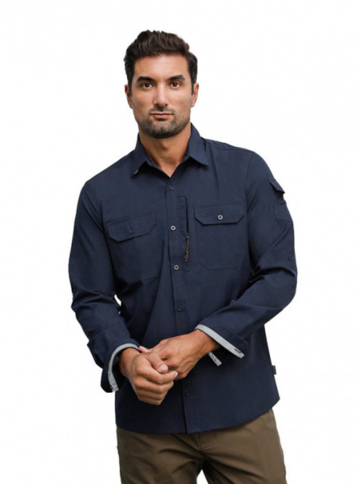 Camisa Hiruela H959 PANAMA JACK azul