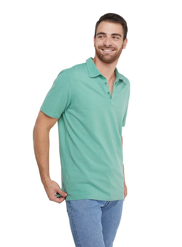 Polera Valencia Hombre D176 PANAMA JACK verde