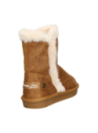 Calzado casual camel para niña, suela de goma antideslizante, perfecto para paseos y reuniones en invierno.