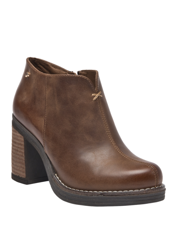 Botin Glade Mujer A229 POLLINI café