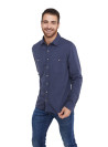 Camisa Zaragoza Hombre D125 PANAMA JACK azul