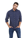 Camisa Zaragoza Hombre D125 PANAMA JACK azul