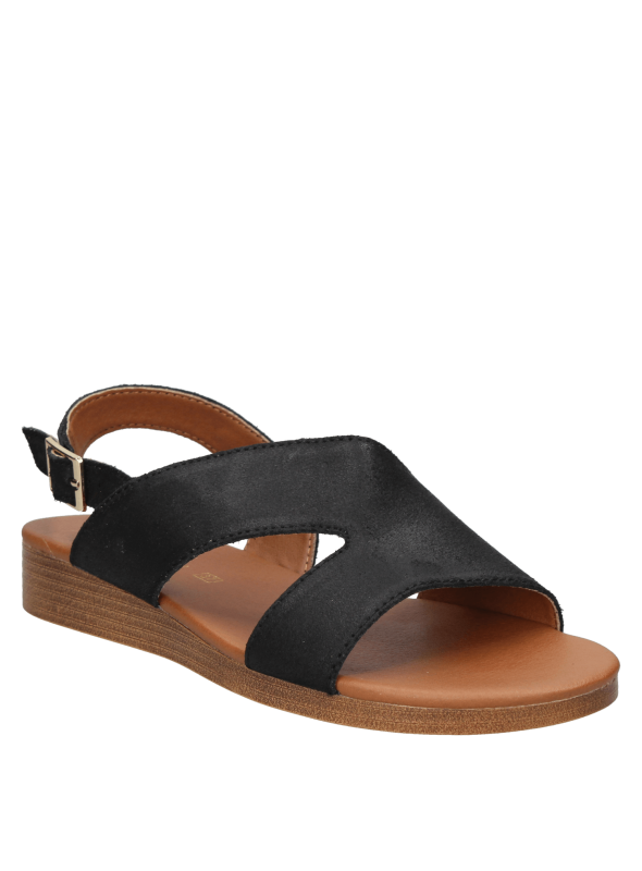 Sandalia Mujer D624 BRUNO ROSSI negro