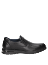 Zapato casual de cuero negro para hombre, diseño FEATHERLITE y protección extra.