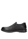 Calzado casual de cuero negro para hombre, plantilla FOOT PILLOW y tecnología AIRFLOW.
