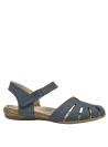 Sandalia casual bohemia en cuero azul, ideal para actividades cotidianas, ofrece frescura y confort en climas cálidos.