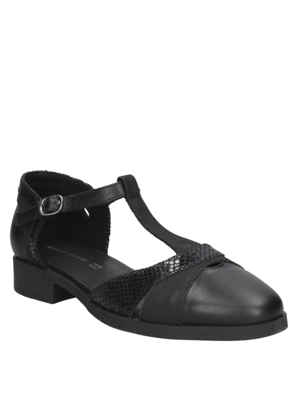 Zapato Mujer I724 BRUNO ROSSI negro