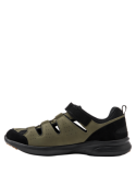 Sandalia verde para hombre, ligera y suave, combinable con cualquier estilo.