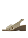 Sandalia Mujer I762 BRUNO ROSSI beige