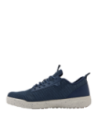 Zapatilla casual azul para hombre, combina con jeans o bermudas, perfecta para un look relajado y fresco.