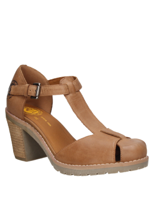 	Sandalia Cuero Mujer