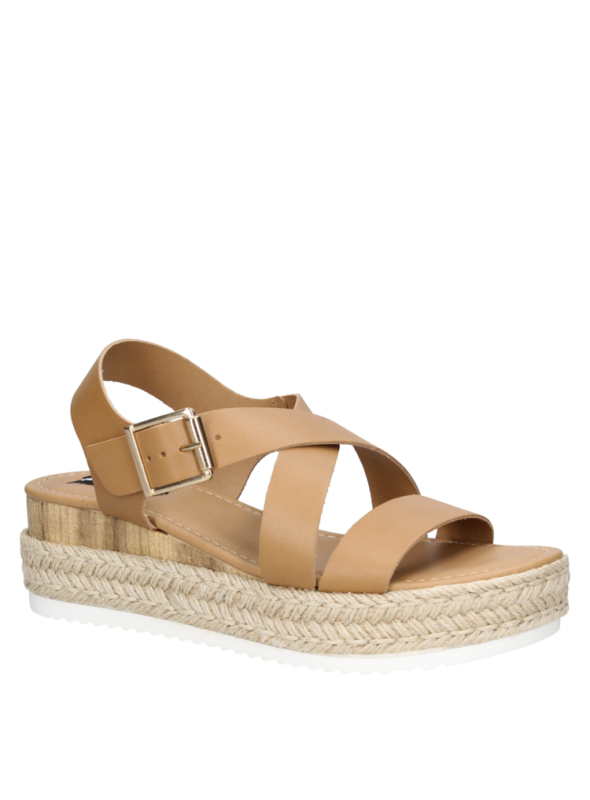 Sandalia Mujer G219 POLLINI camel