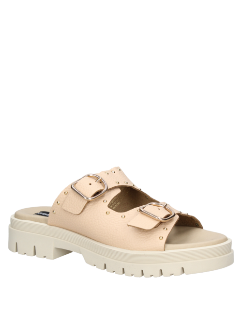Sandalias chunky mujer Pollini casuales con tachas metálicas