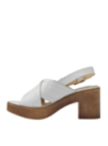 Sandalia Mujer I170 POLLINI blanco
