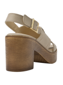 Sandalia Mujer I170 POLLINI beige