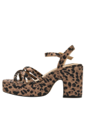 Sandalia Mujer I287 POLLINI animal print