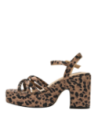 Sandalia Mujer I287 POLLINI animal print