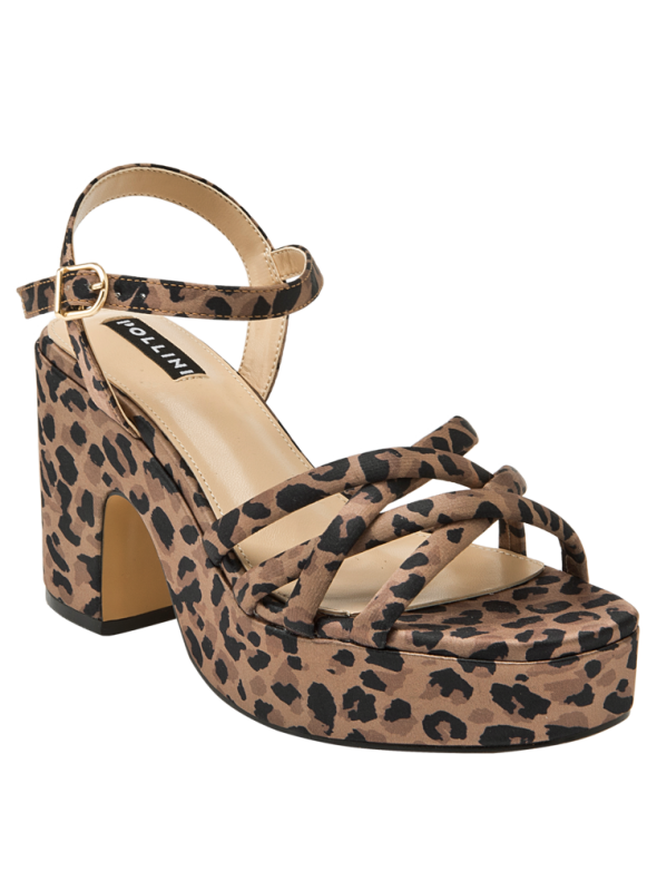 Sandalia Mujer I287 POLLINI animal print