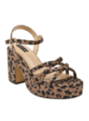 Sandalia Mujer I287 POLLINI animal print