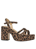 Sandalia Mujer I287 POLLINI animal print