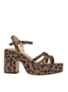 Sandalia Mujer I287 POLLINI animal print