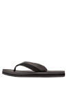Sandalia masculina negra con diseño resistente, perfecta para paseos en el parque o la playa.
