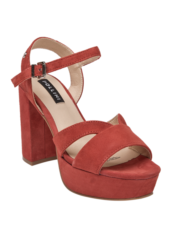 Sandalia Mujer I168 POLLINI rojo