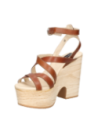 Sandalia Mujer I197 POLLINI café